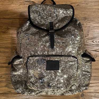 Victoria’s Secret PINK gold sequined Backpack