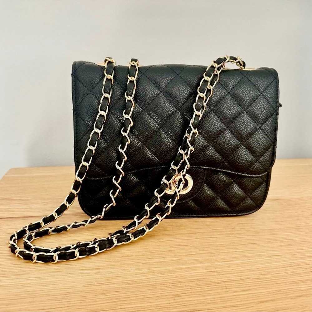 Popular, Never out of style — black quilted purse… - image 4