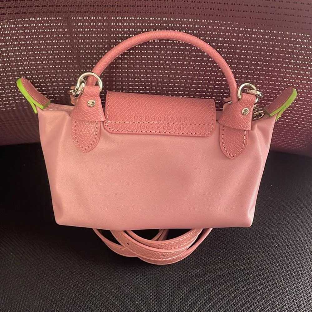 Longchamp Le Pliage Petal Powder Mini Tote Bag - image 3