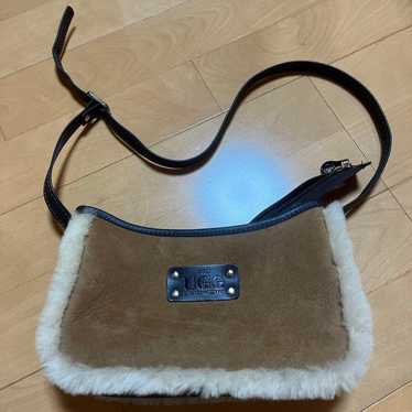 【Pre-owned】UGG Suede Fur Shoulder Bag - image 1