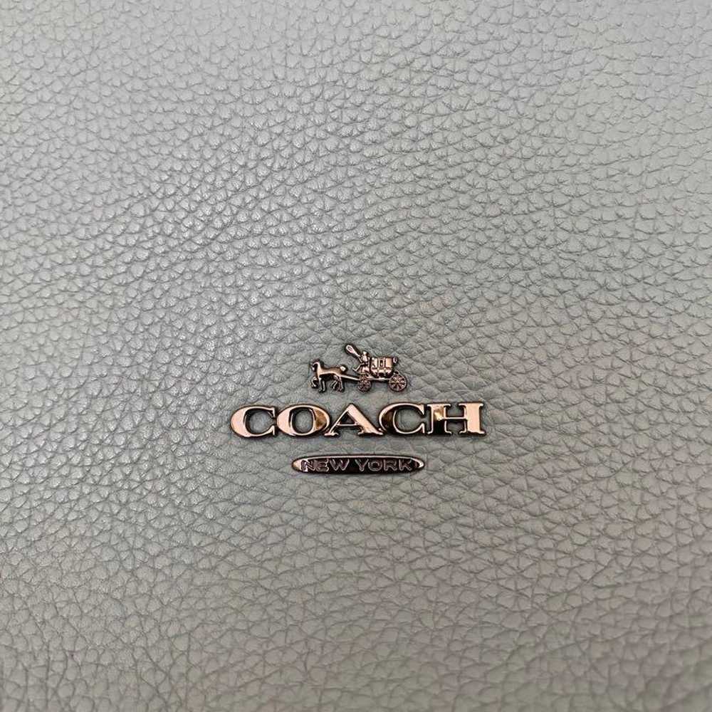 COACH Shoulder Bag Chain Light Blue - image 8