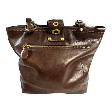 Coach Lily Legacy Leather Tote Bag With Brass Acc… - image 1