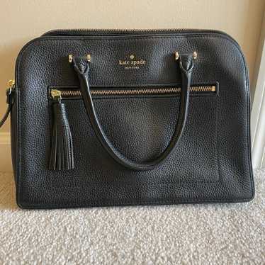 Kate Spade- black leather