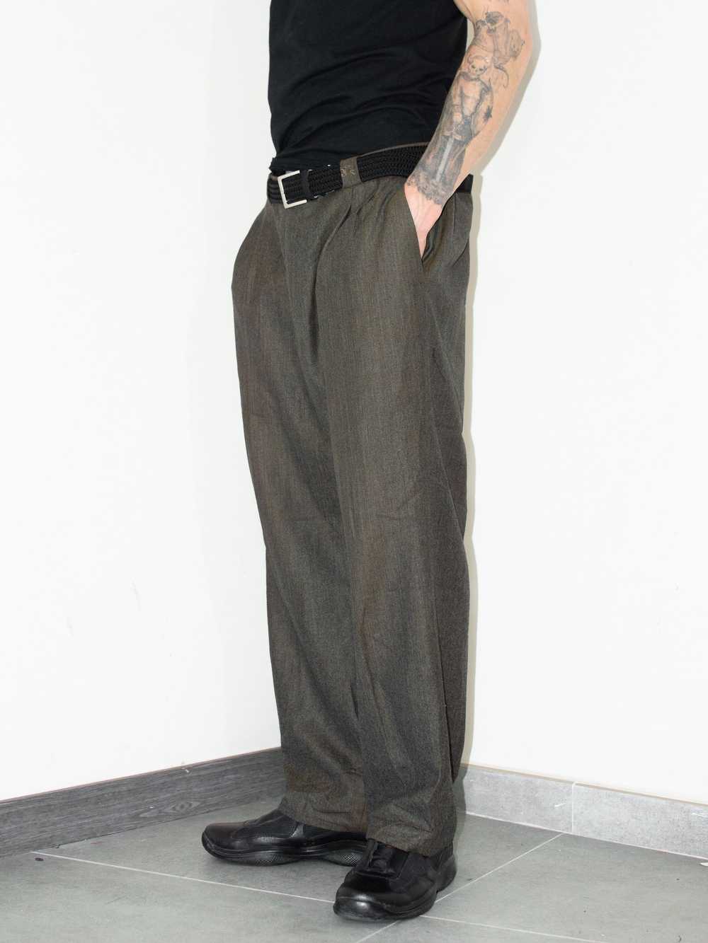 Burberry × Vintage Vintage Brown Wide Leg 90s Loo… - image 1