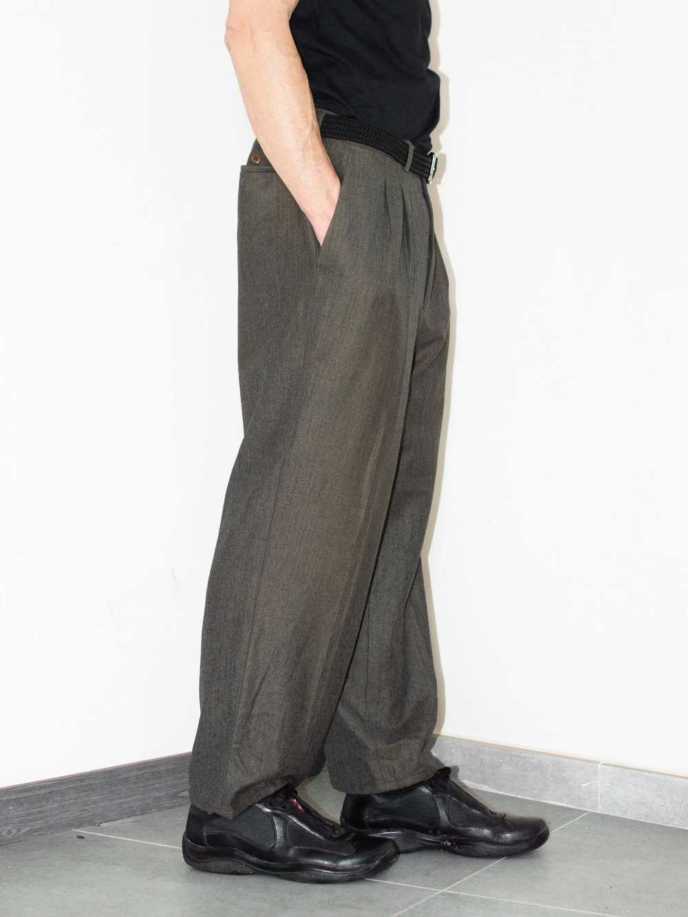 Burberry × Vintage Vintage Brown Wide Leg 90s Loo… - image 3