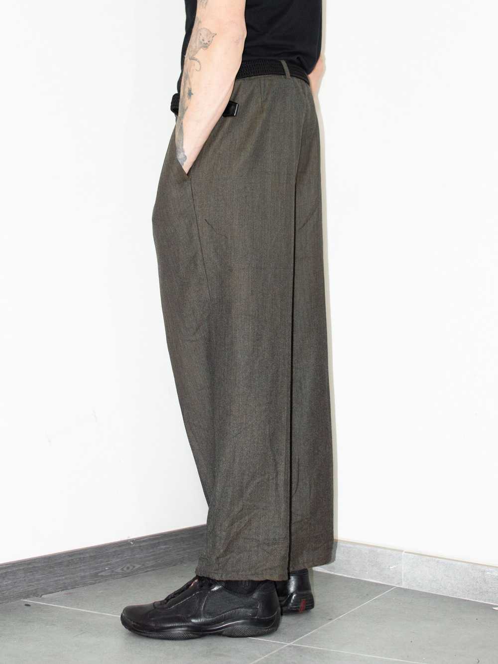 Burberry × Vintage Vintage Brown Wide Leg 90s Loo… - image 4