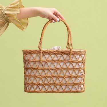 Demi-Luxe BEAMS / ATA Openwork Basket Bag - image 1