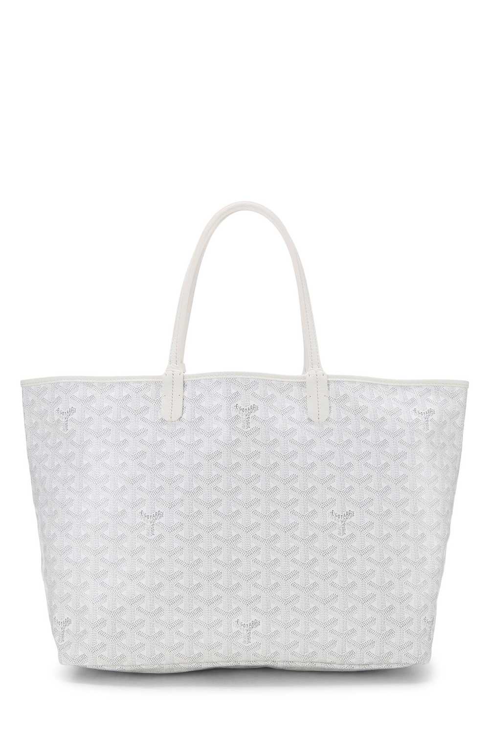 White Goyardine Canvas Saint-Louis PM Send in SMS… - image 1