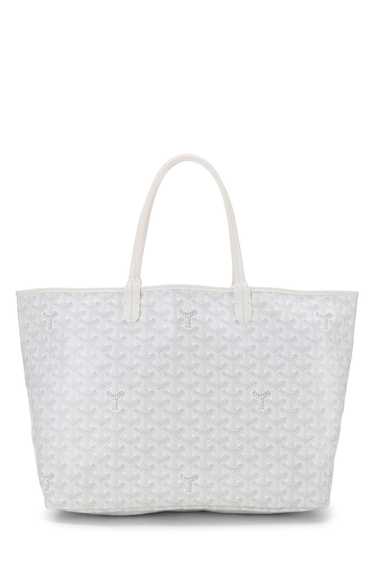 White Goyardine Canvas Saint-Louis PM Send in SMS… - image 1