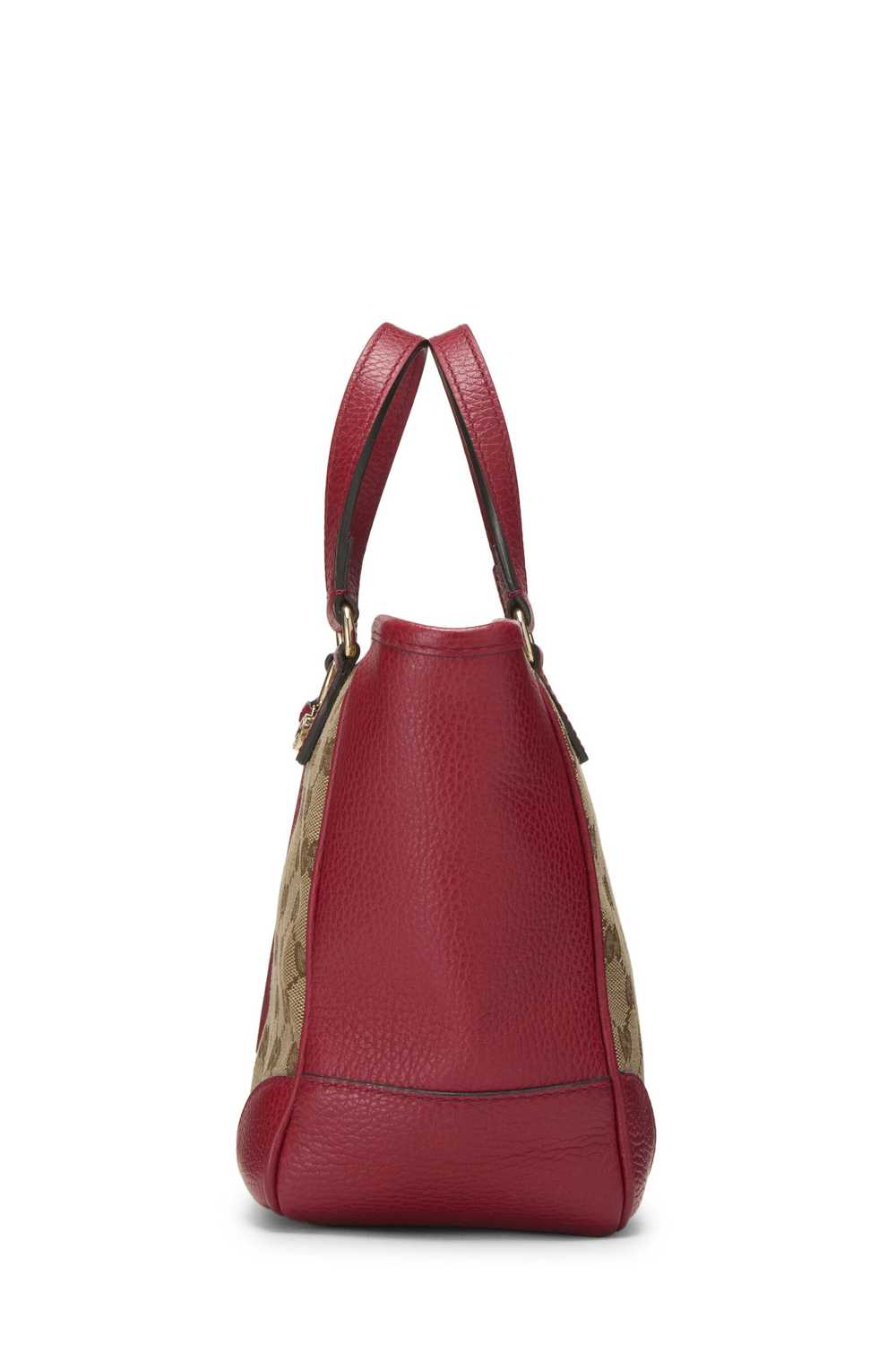 Red Original GG Canvas Bree Top Handle Tote Small… - image 3