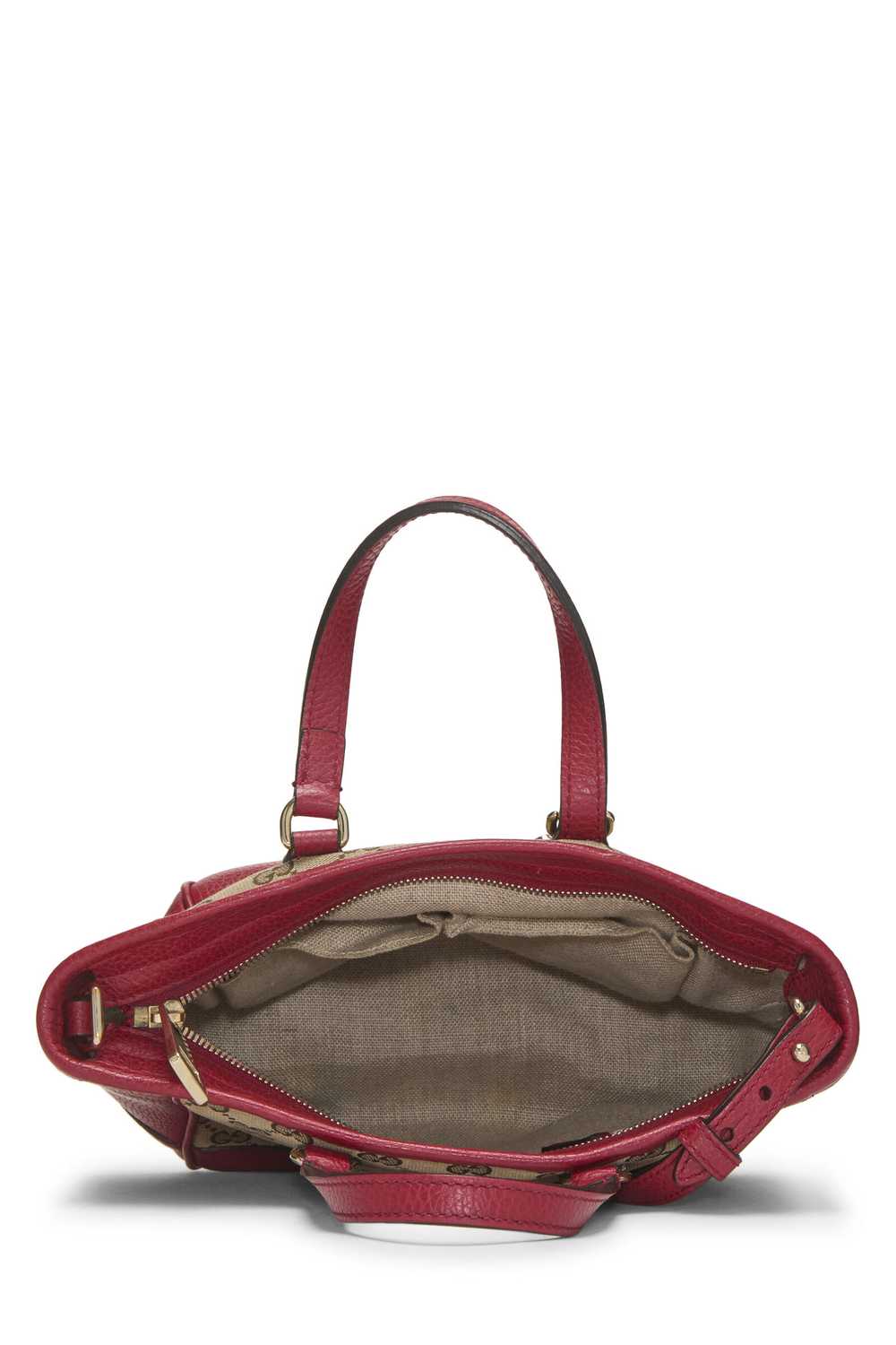 Red Original GG Canvas Bree Top Handle Tote Small… - image 6