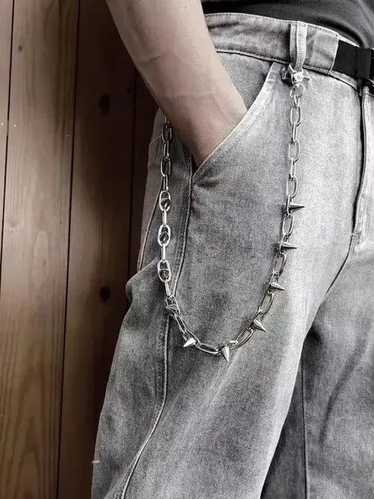 Chain × Streetwear × Vintage Goth Punk Pants Jeans