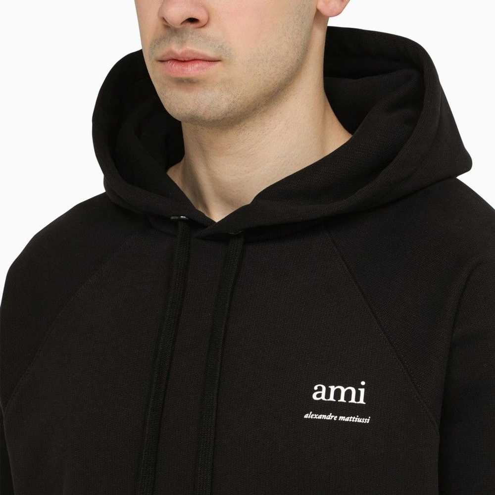 AMI o1d2blof1124 Logo Hoodie in Black - image 4