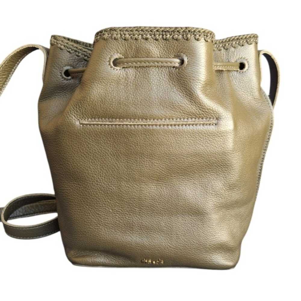 NWOT the sak Ivy Drawstring Bucket olive green cr… - image 2