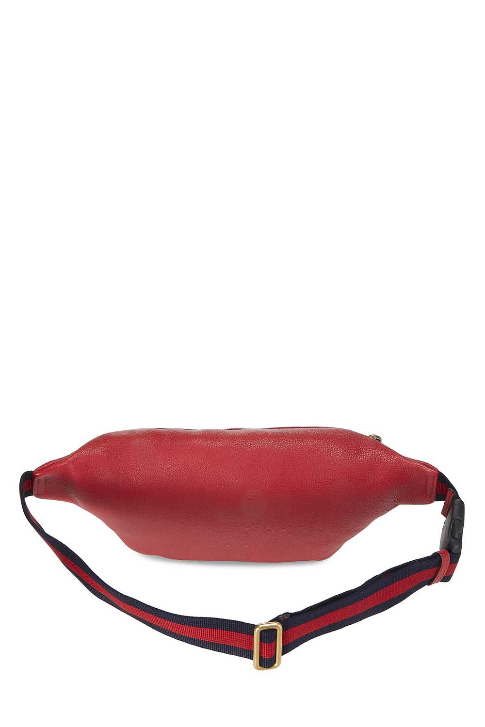 Red Leather Logo Belt Bag Send in SMS Send in Ema… - image 4