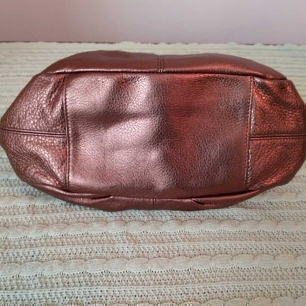 Bronze Copper Super Soft Leather Handbag - image 10