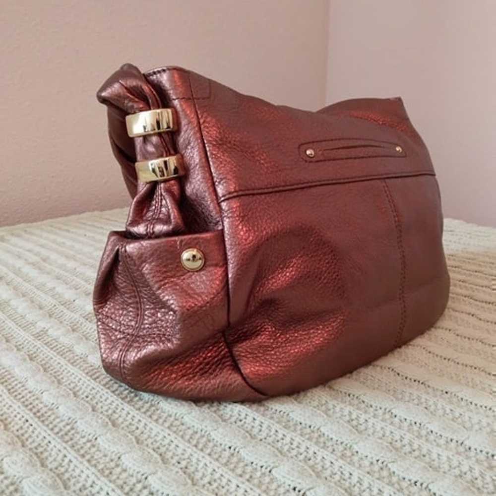 Bronze Copper Super Soft Leather Handbag - image 6