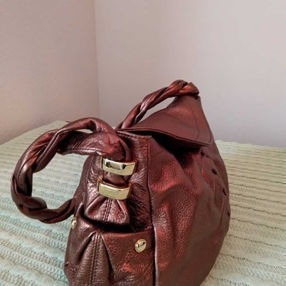 Bronze Copper Super Soft Leather Handbag - image 7