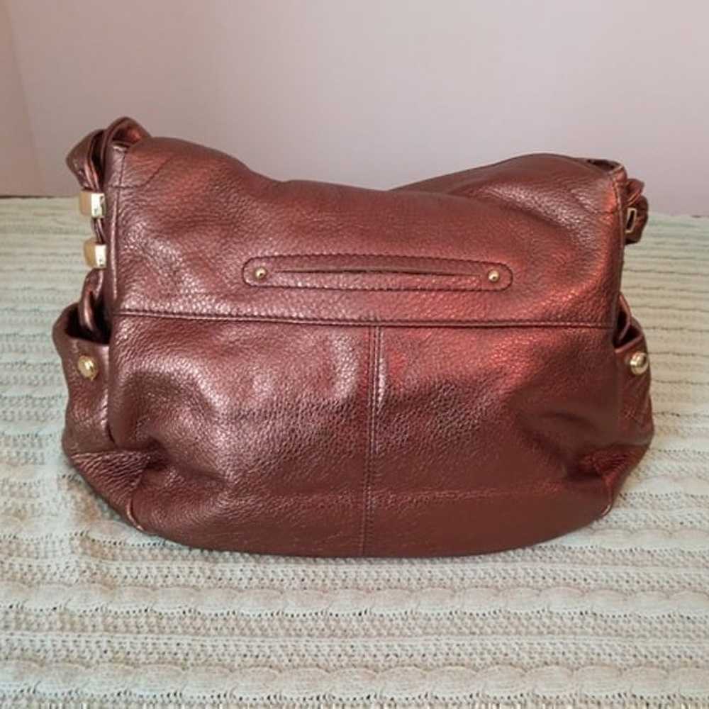 Bronze Copper Super Soft Leather Handbag - image 9