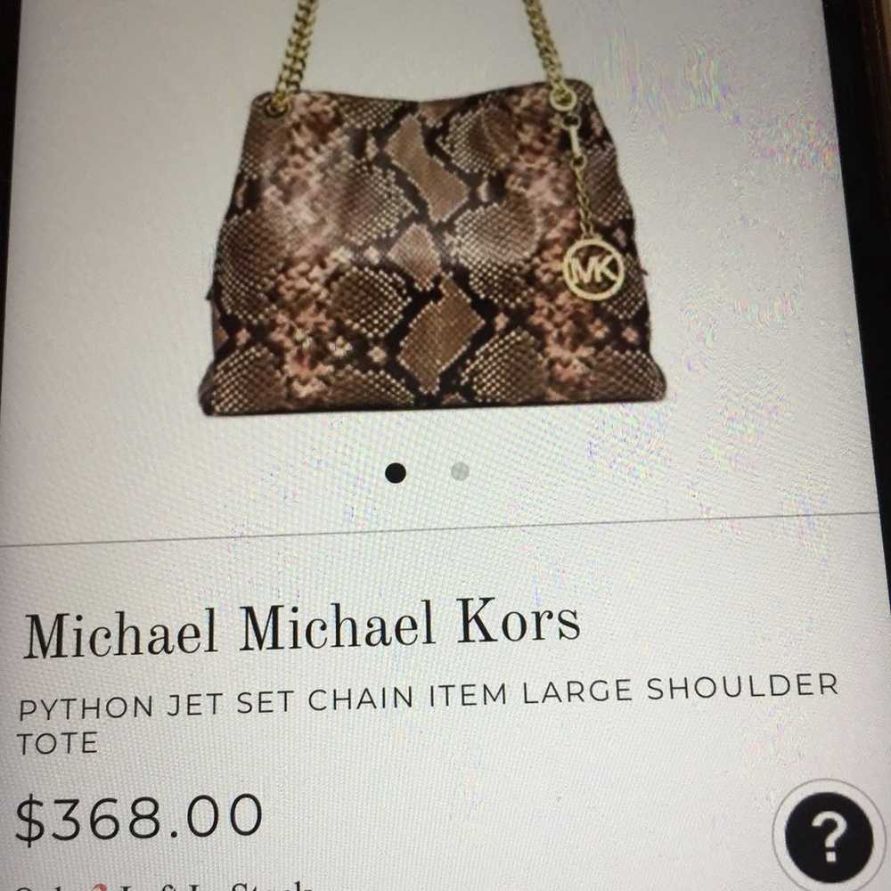 Michael Kors sneak print purse - image 10