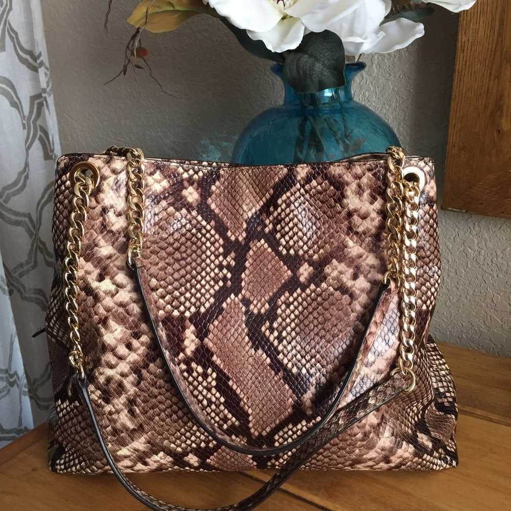 Michael Kors sneak print purse - image 2