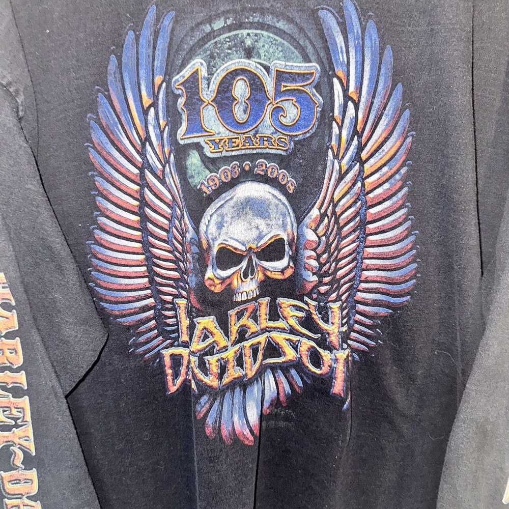 Harley Davidson Vintage Harley Longsleeve T Shirt… - image 2