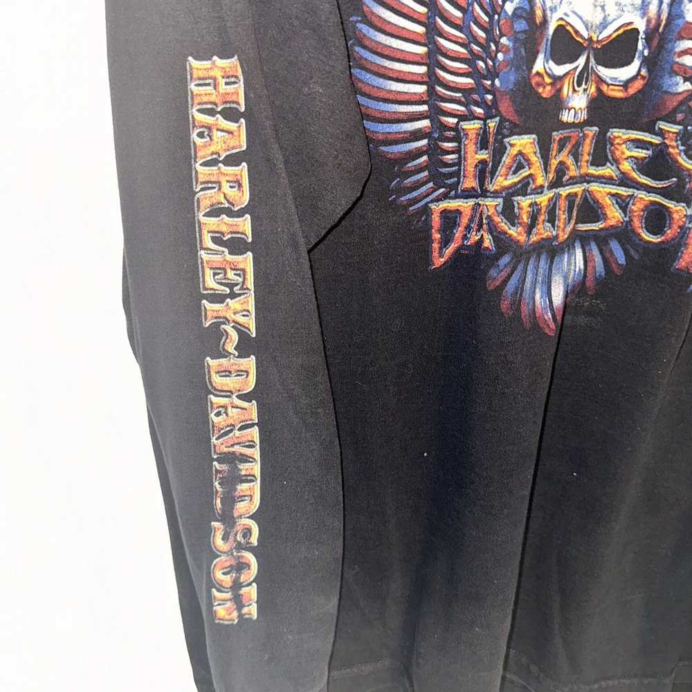 Harley Davidson Vintage Harley Longsleeve T Shirt… - image 3