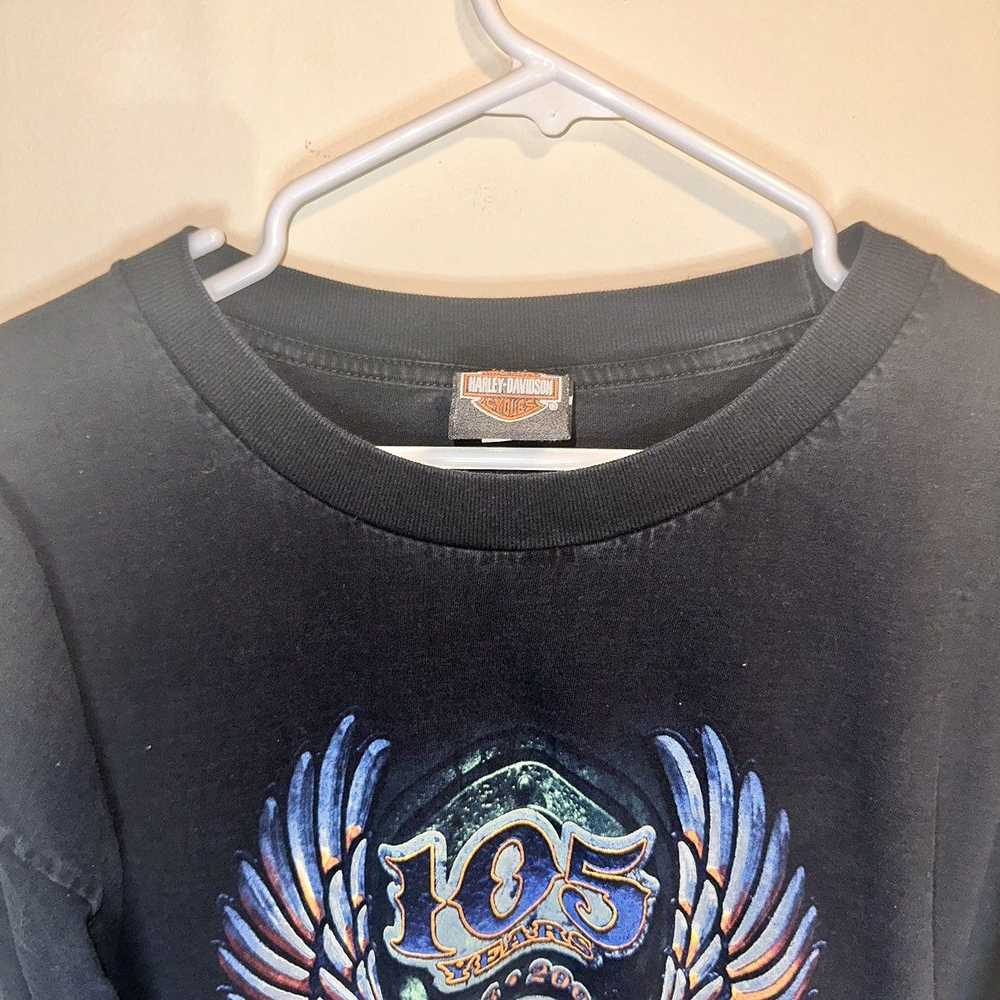 Harley Davidson Vintage Harley Longsleeve T Shirt… - image 5