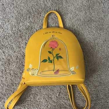 disney loungefly beauty and the beast mini backpac