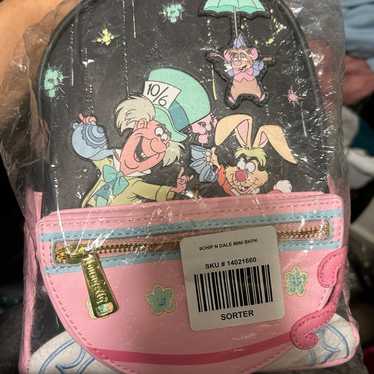 Loungefly Alice In Wonderland popular Tea Cake Mini Backpack NWT