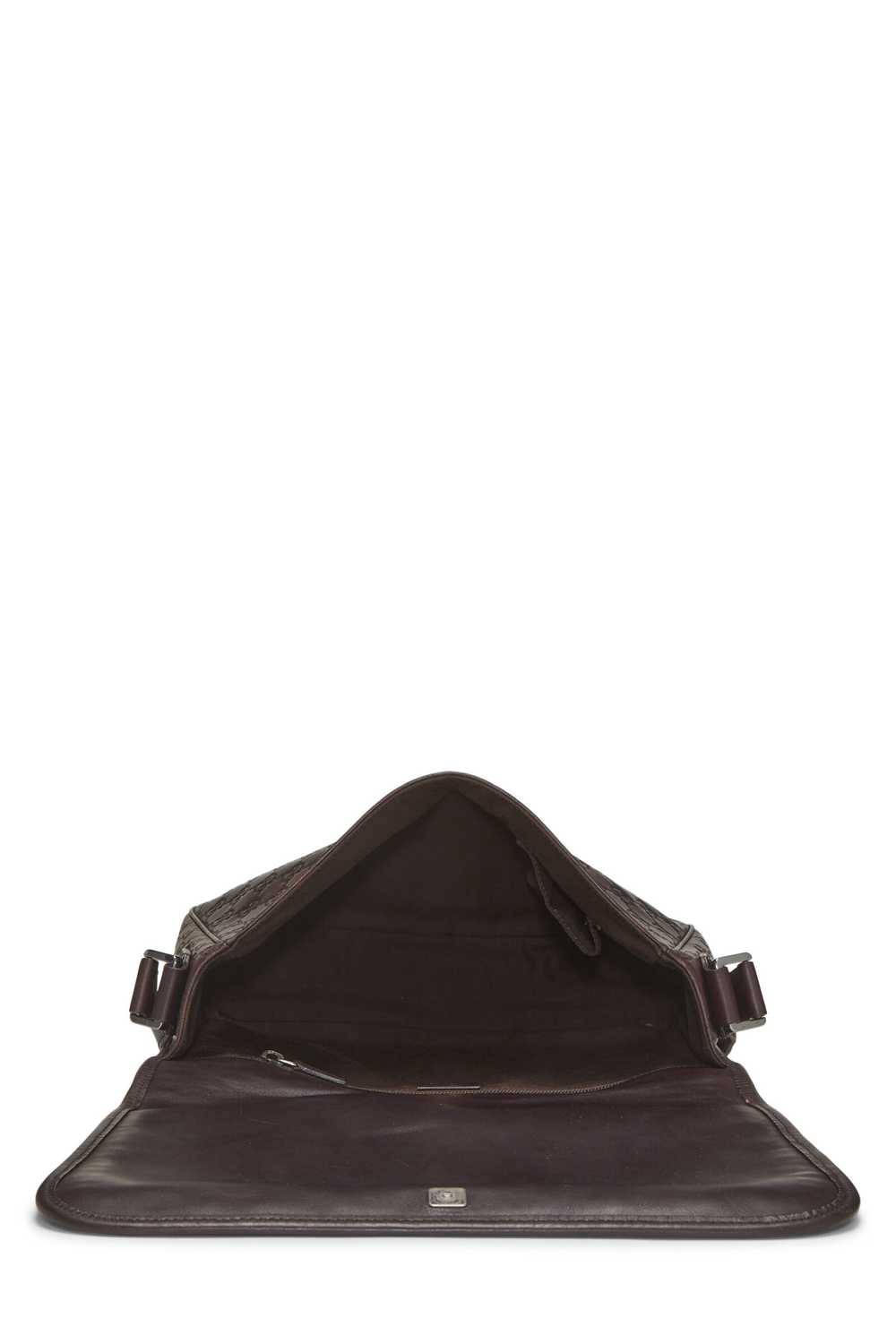 Brown Guccissima Flap Messenger Send in SMS Send … - image 6