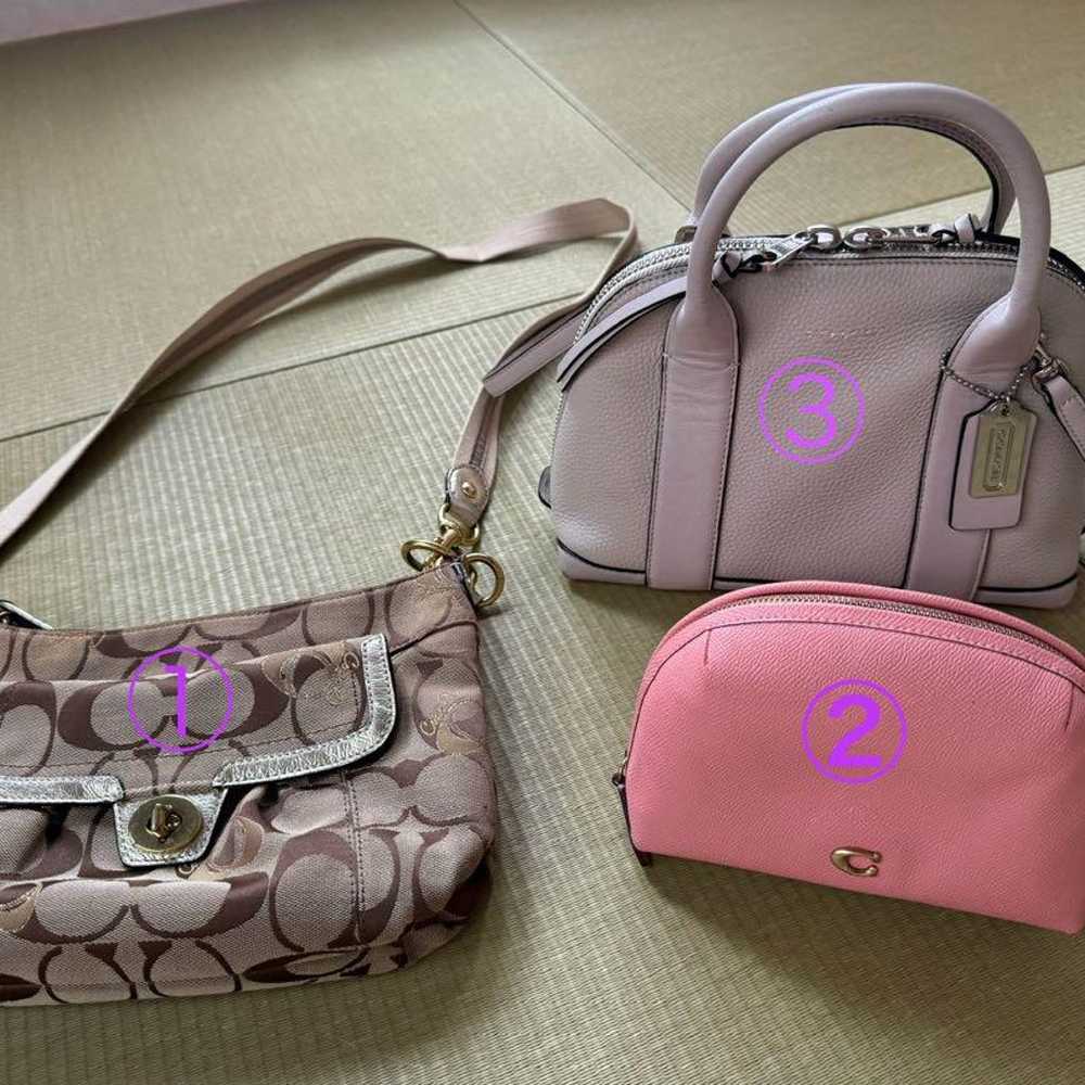 Coach Shoulder Bag Pouch 3-Piece Set - image 1