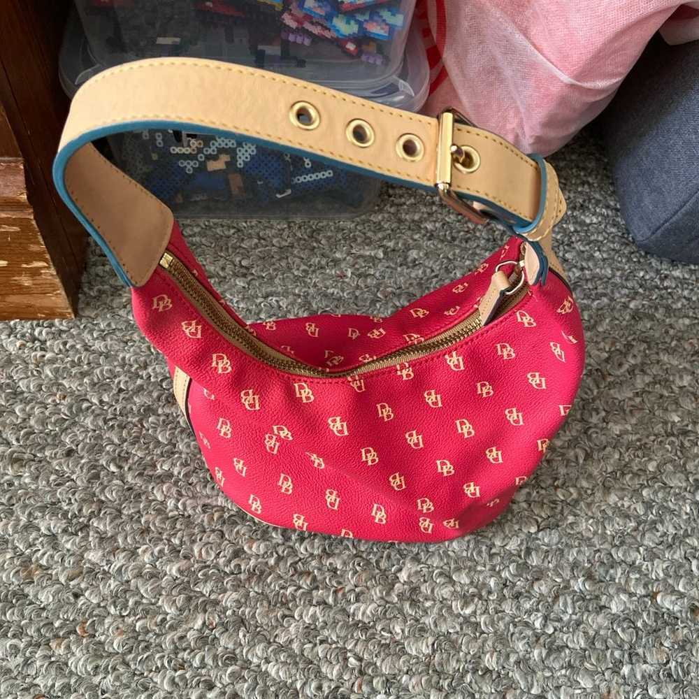 Dooney Bourke bucket bag in red - image 2