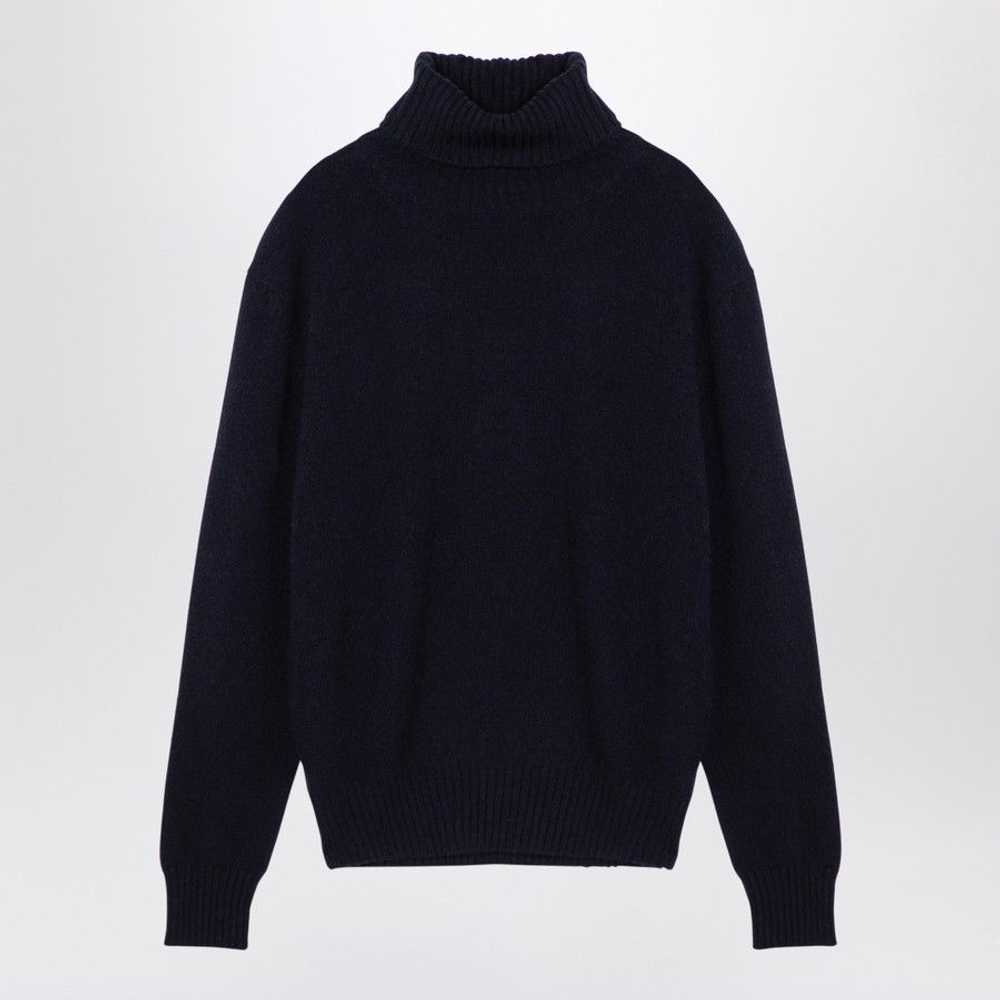 AMI o1d2blof1124 Cashmere Turtleneck Jumper Sweat… - image 1