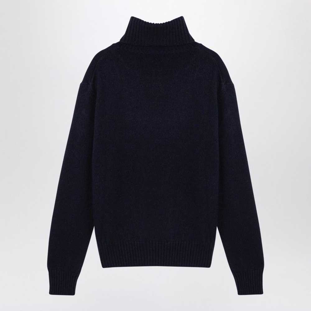 AMI o1d2blof1124 Cashmere Turtleneck Jumper Sweat… - image 2