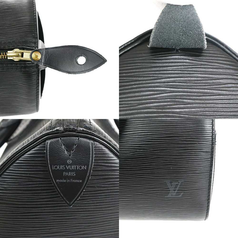 Louis Vuitton Speedy 25 Black Leather Handbag (Pr… - image 12