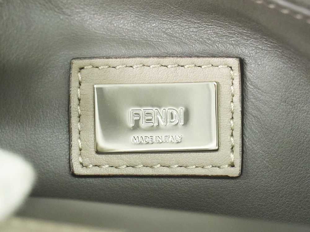 Fendi 2Jours Grey Leather Handbag (Pre-Owned) - image 8