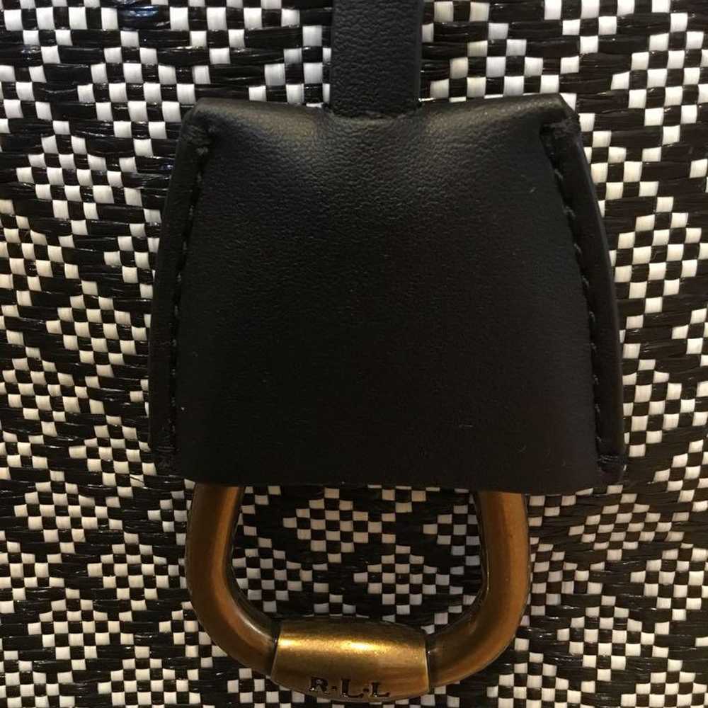 Ralph Lauren Millbrook Black & White Tote Bag. - image 10