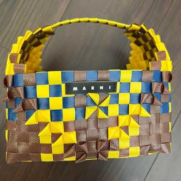 Marni market mini basket - Gem