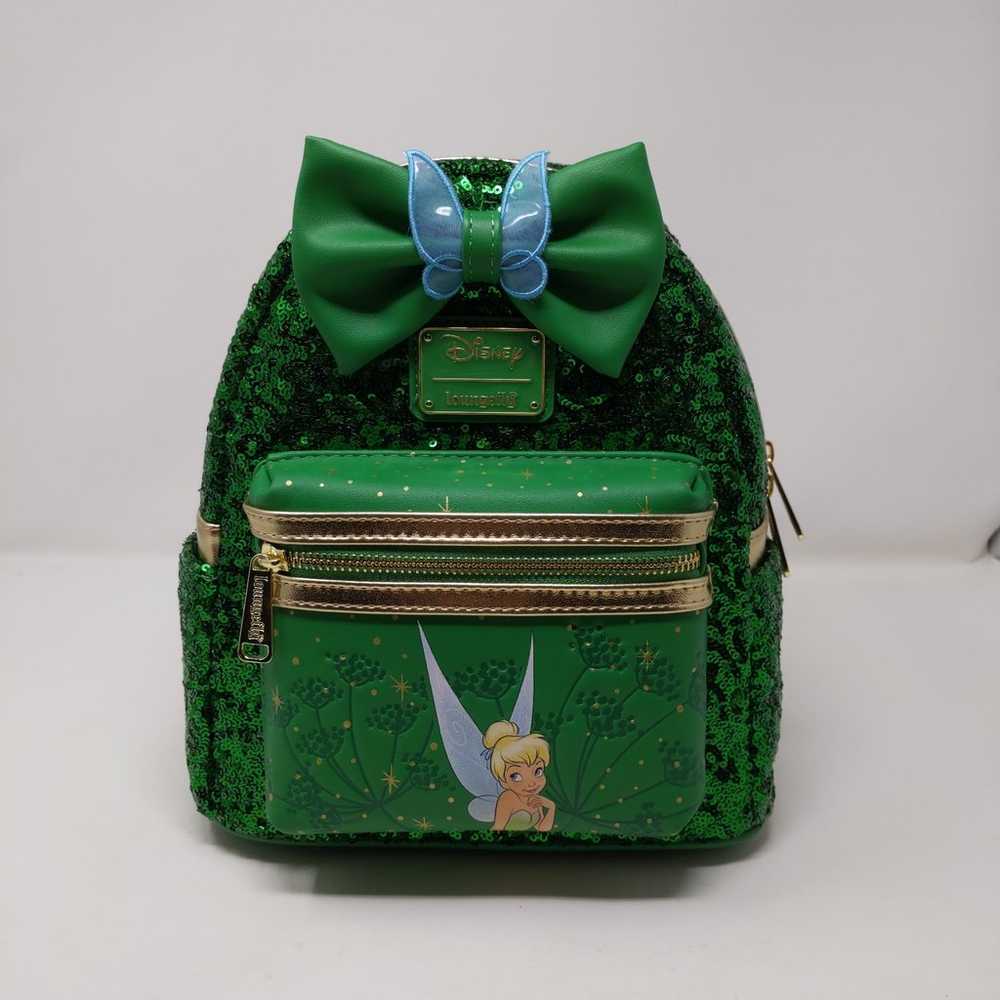 Loungefly Tinkerbell sequin mini backpack - image 1