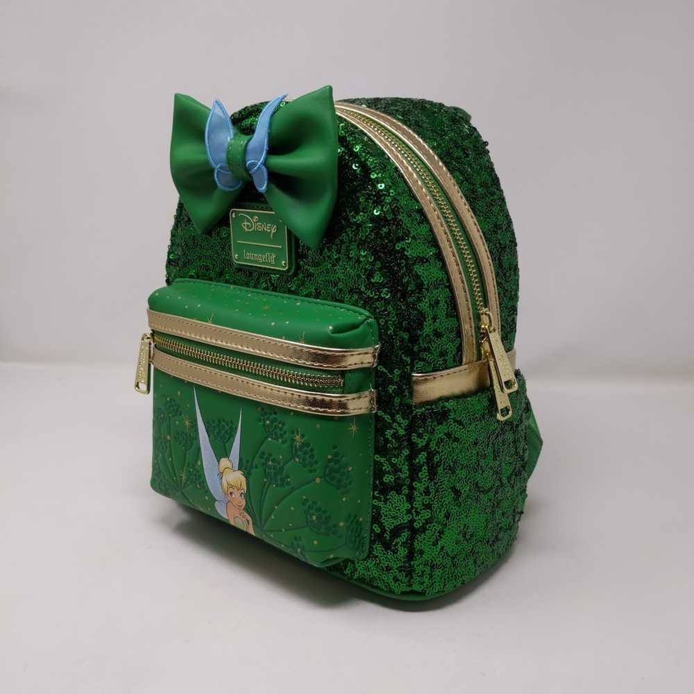 Loungefly Tinkerbell sequin mini backpack - image 2