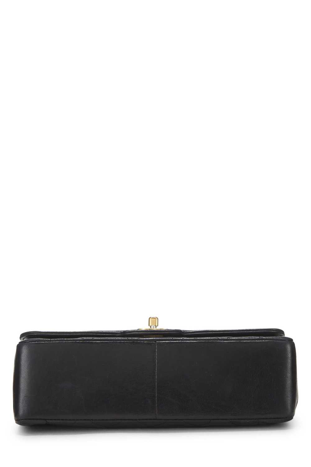 Black Lambskin Border Flap Medium Send in SMS Sen… - image 5