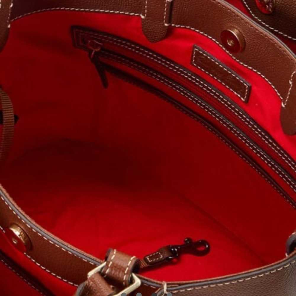 Dooney & Bourke Bark Pebbled Leather Pebble Grain… - image 7