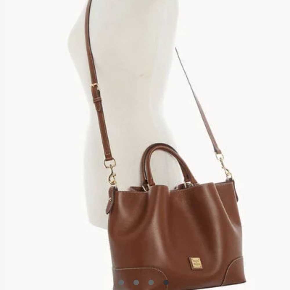 Dooney & Bourke Bark Pebbled Leather Pebble Grain… - image 8