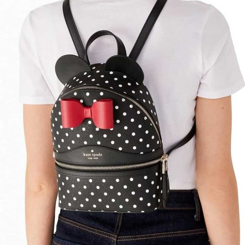 NWOT Kate Spade x Disney Minnie Mouse Dome Backpa… - image 2