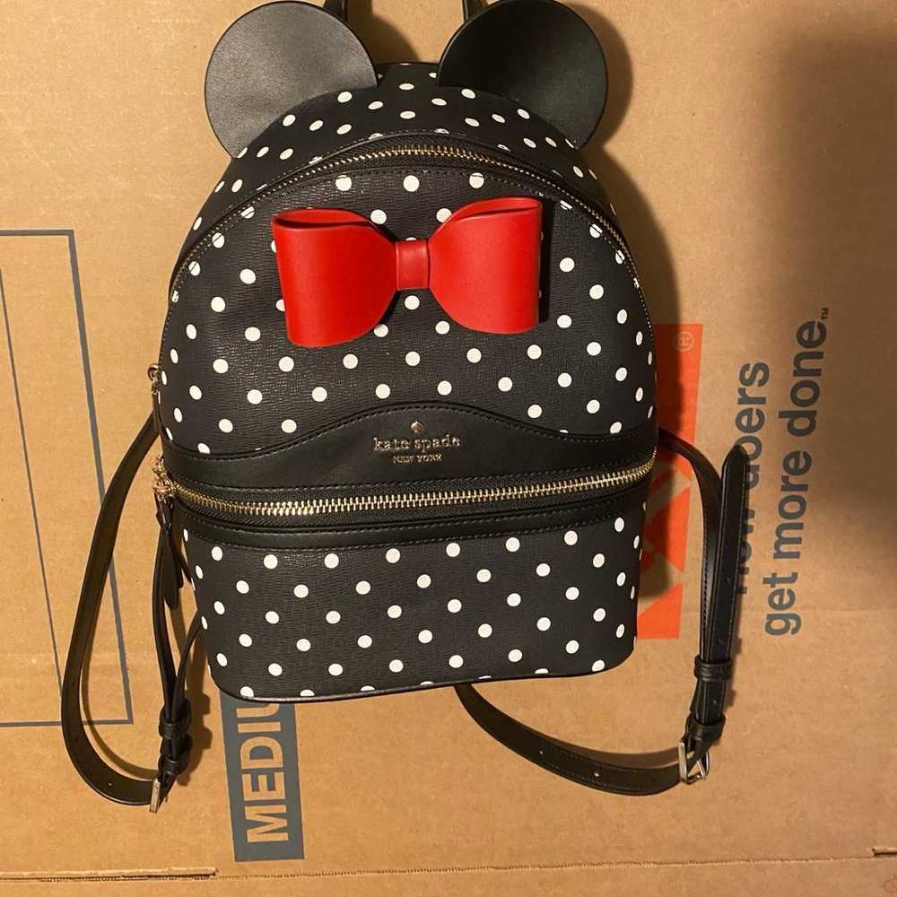 NWOT Kate Spade x Disney Minnie Mouse Dome Backpa… - image 6