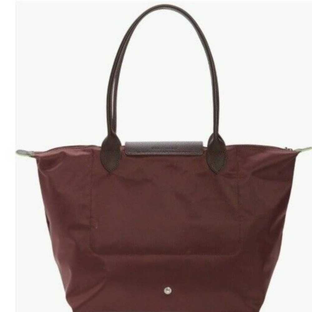 Longchamp LE PLIAGE maroon handbag + organizer - … - image 4