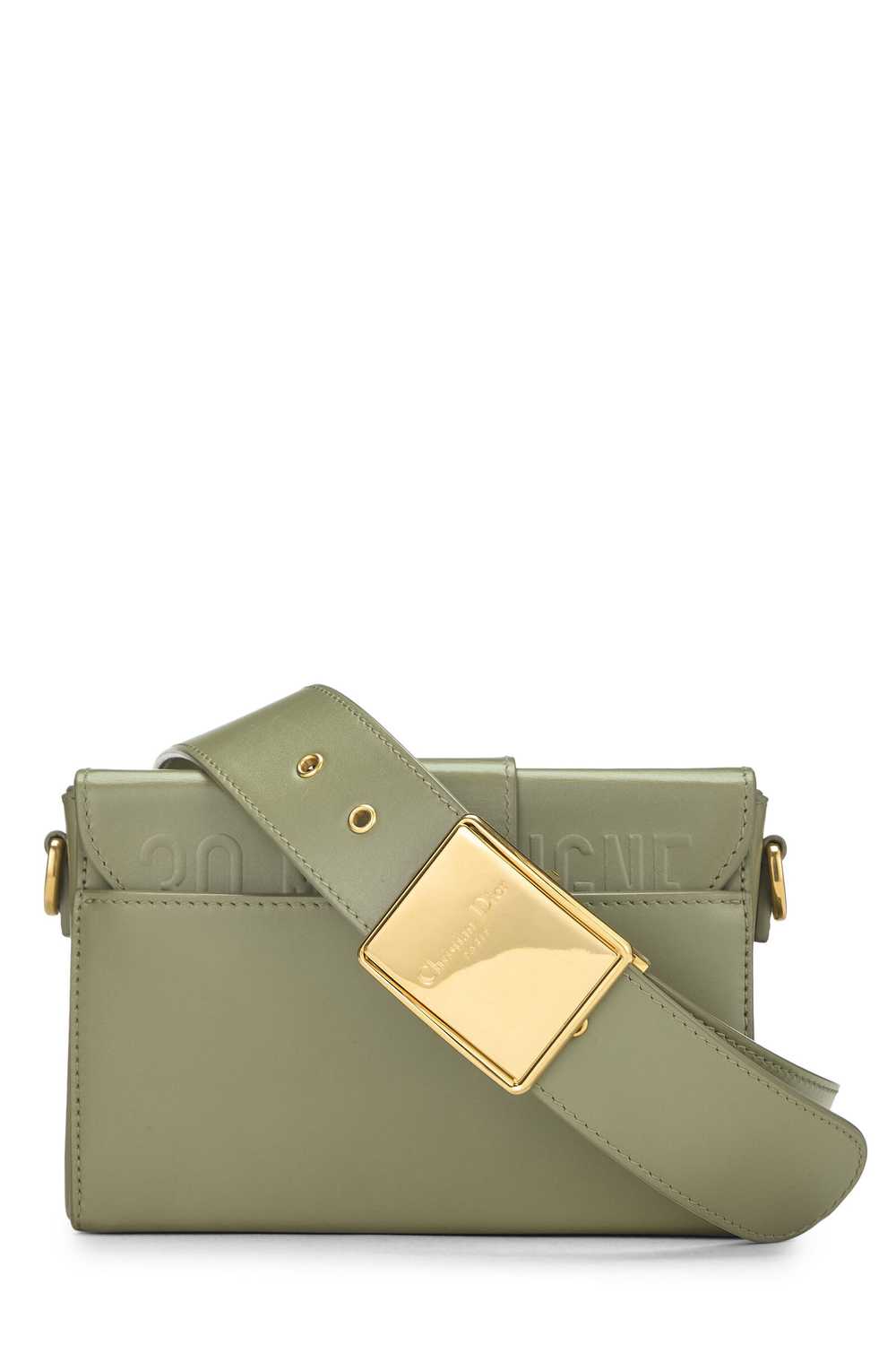 Green Calfskin 30 Montaigne Box Bag Send in SMS S… - image 4