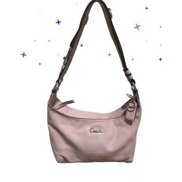 COACH #F17489 Pink Leather East/West Duffle -