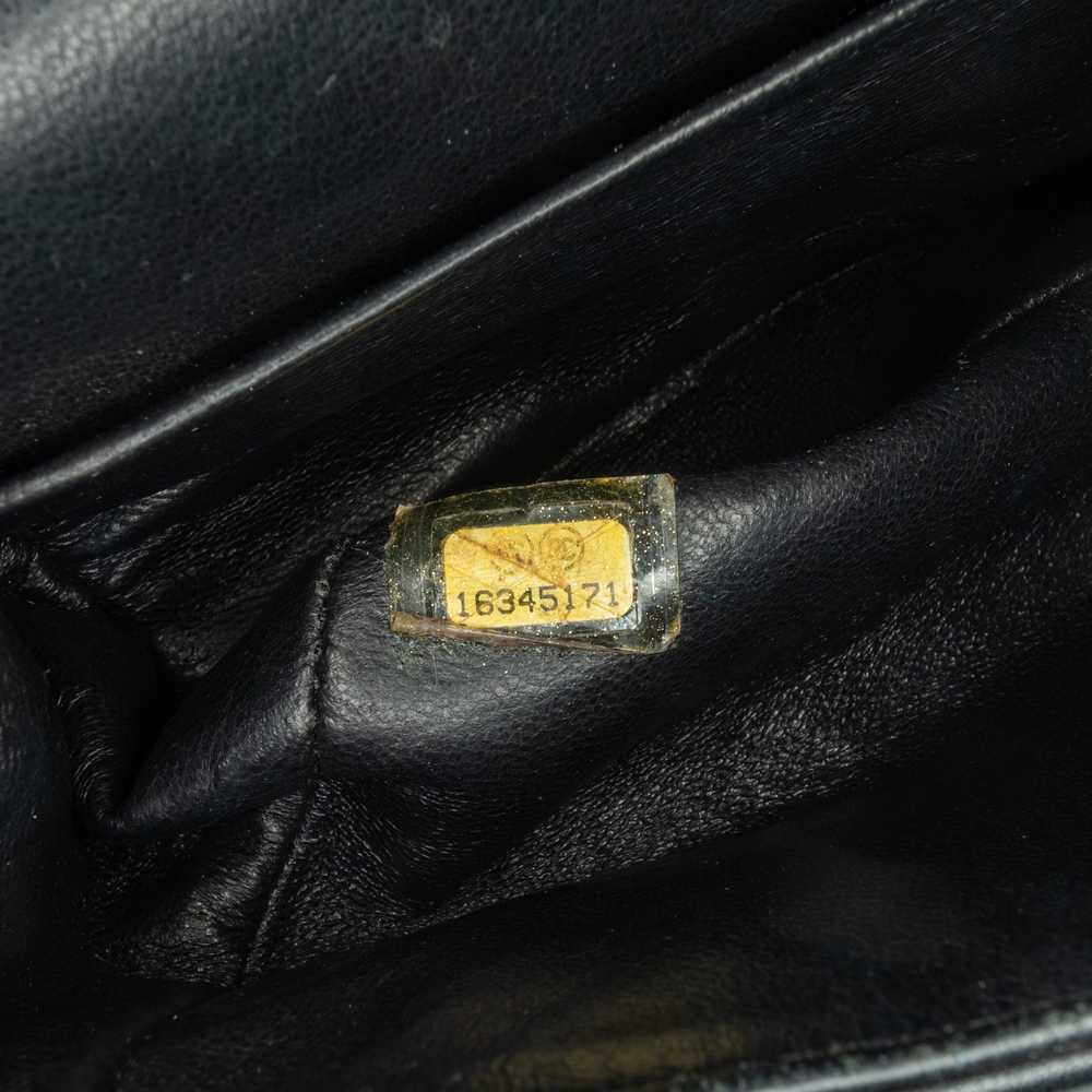 Black Chanel Medium Classic Patent Double Flap Sh… - image 6